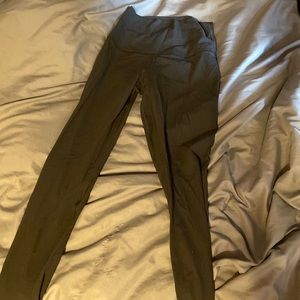 grey ribbed lulu leggings Never worn